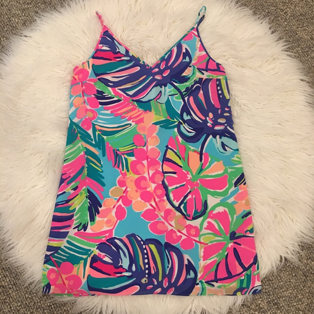 Lilly Pulitzer Lela Dress Exotic Garden Print